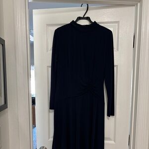 Navy Maggie London Dress